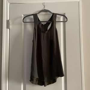 Express Army Green Racerback Tank